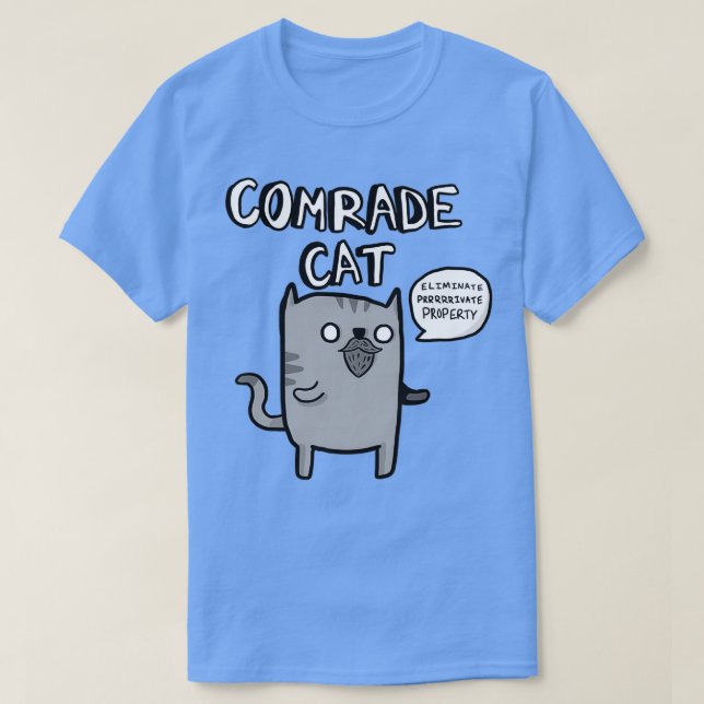 Comrade Cat T-Shirt (Design Front)