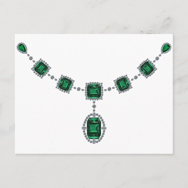 Comstock Emeralds Postcard (Front)