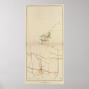 Comstock Mine Maps Number II Poster