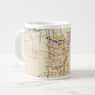 Comstock Mine Maps Number IV Large Coffee Mug