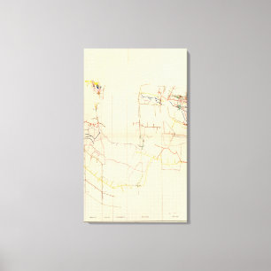 Comstock Mine Maps Number V Canvas Print