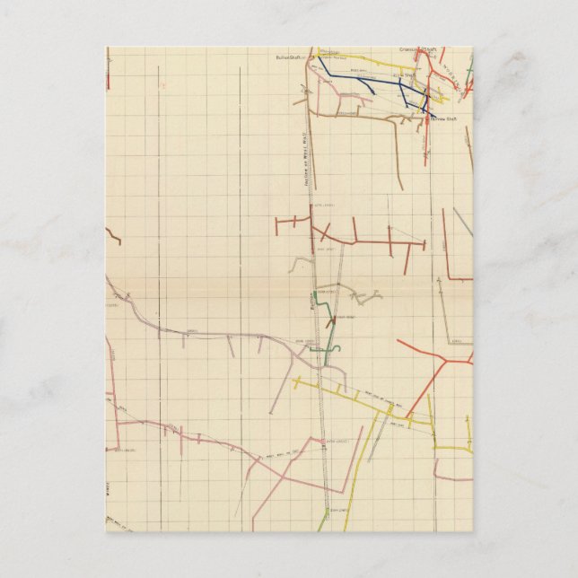 Comstock Mine Maps Number V Postcard (Front)