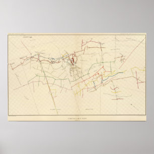 Comstock Mine Maps Number VIII Poster