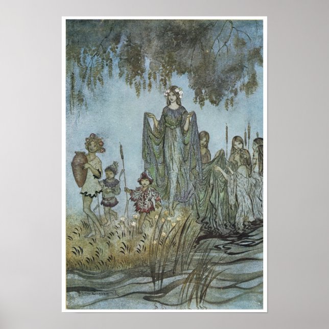 Comus: "Sabrina rises, attended by water-nymphs" Poster (Front)
