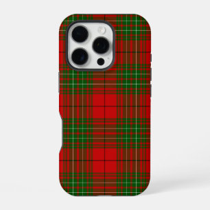Comyn tartan red green plaid iPhone 16 pro case