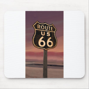 CON02CRFC Route 66.tif Mouse Pad