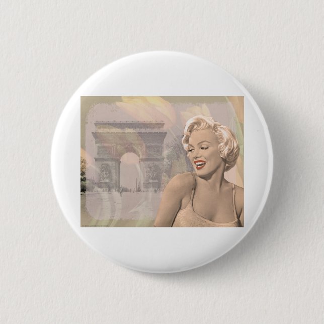 CON06CRBWRD-V3 Marilyn Triomphe.tif 6 Cm Round Badge (Front)