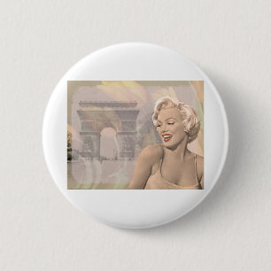 CON06CRBWRD-V3 Marilyn Triomphe.tif 6 Cm Round Badge