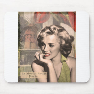 CON13CRBWRD-V4 The Thinker Red Lips.tif Mouse Pad
