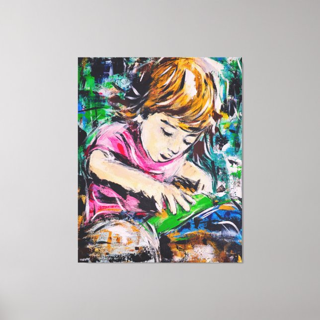 Concentrated sand canvas print (Front)