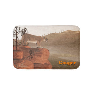 Concentration - Cougar Bath Mat