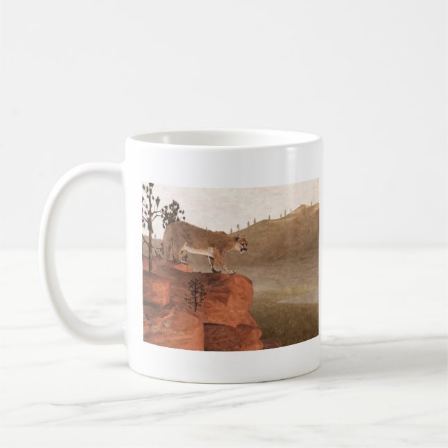 Concentration - Cougar Coffee Mug (Left)
