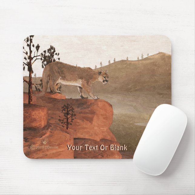 Concentration - Cougar Mouse Pad (With Mouse)