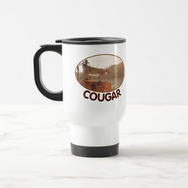 Concentration - Cougar Travel Mug (Left)