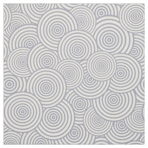 Concentric Circle Pattern Neutral Geometric Repeat Fabric