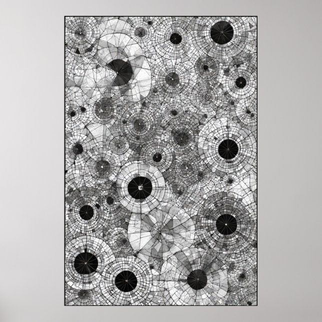 Concentric Circles: A Geometric Symphony Poster (Front)