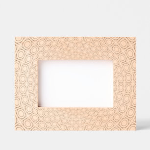 Concentric Circles Design Etched Picture Frame