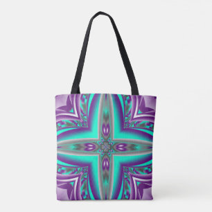 Concentric Circles Pulled To The Point Abstract Tote Bag