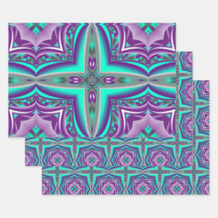 Concentric Circles Pulled To The Point Abstract Wrapping Paper Sheet
