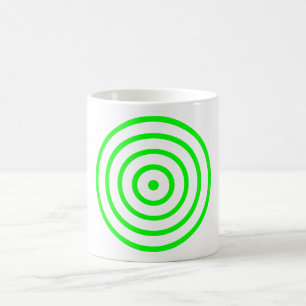 Concentric Colourful Circle Coffee Mug