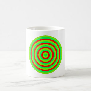 Concentric Colourful Circle Coffee Mug