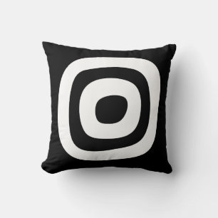 Concentric Irregular Squares Cushion