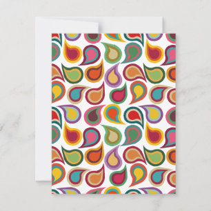 Concentric Paisleys Card