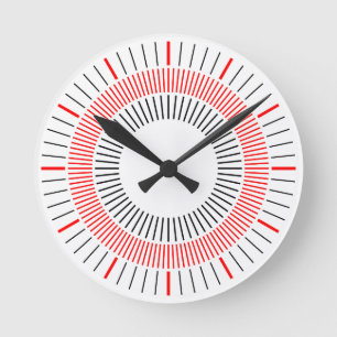 Concentric Rays 03 Round Clock