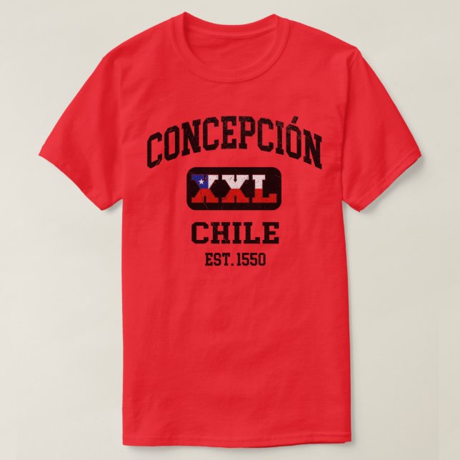 Concepcion Chile XXL Athletic design T-Shirt (Design Front)