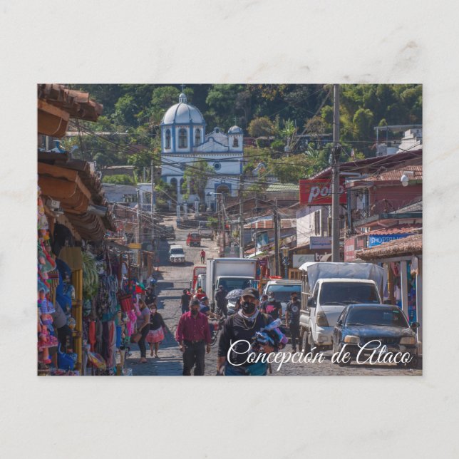 Concepción de Ataco, El Salvador Postcard (Front)