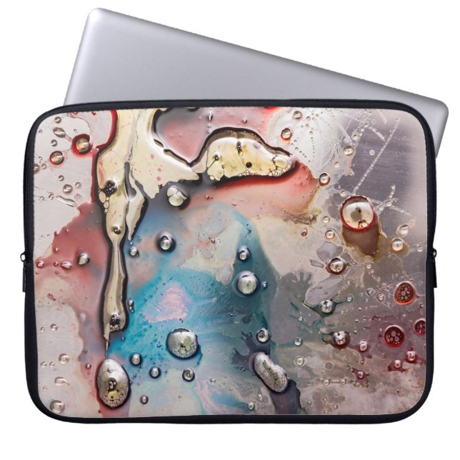 Concept abstract painting artwork laptop sleeve (Front)