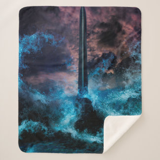 Concept Art in the concept of “Bangkok Tsunami” T Sherpa Blanket