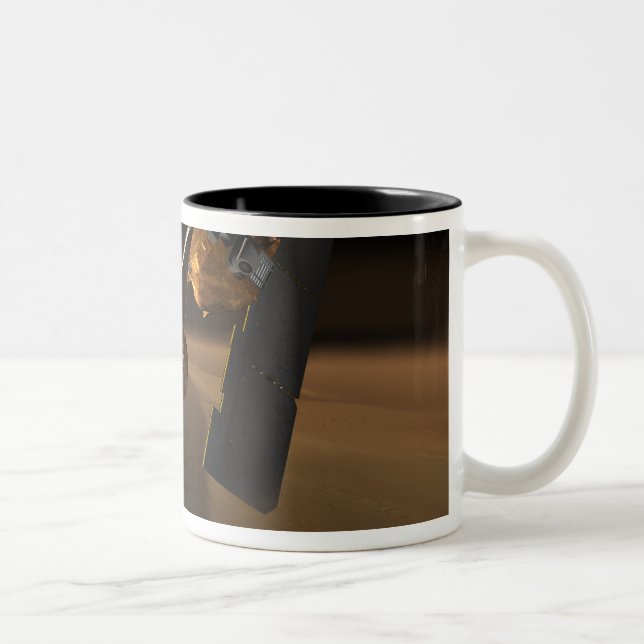Concept for Mars Volcanic Emission Life Scout Two-Tone Coffee Mug (Right)