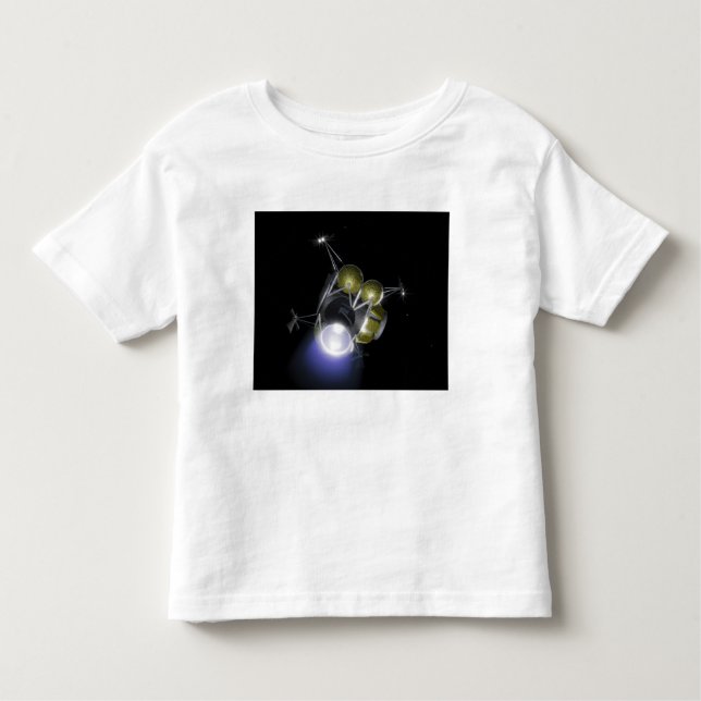 Concept of a crew blasting off toddler T-Shirt (Front)