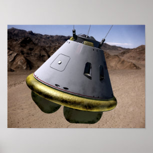 Concept of a crew exploration vehicle poster