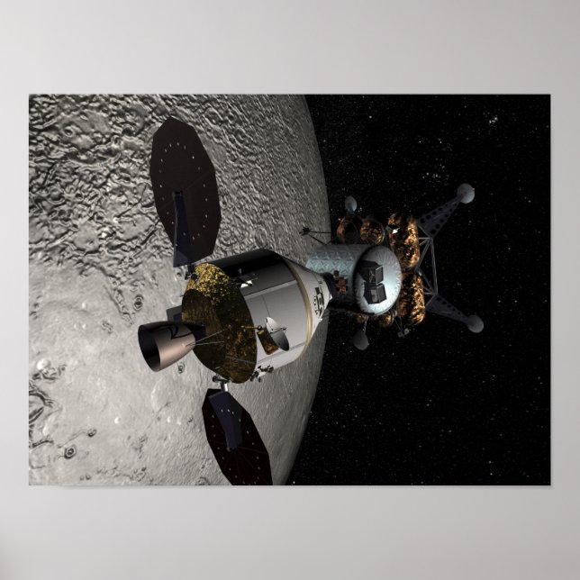 Concept of the Orion crew exploration vehicle Poster (Front)