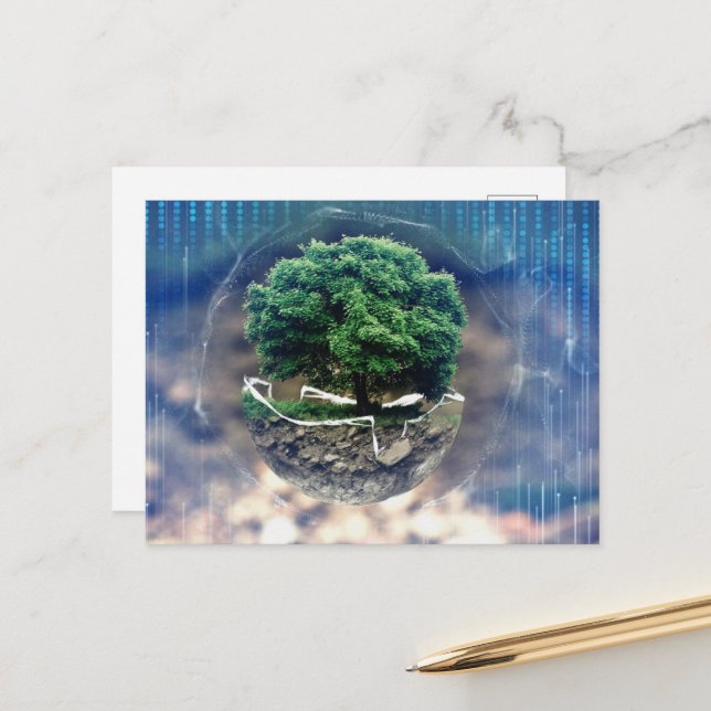 Concept Tree Postcard (Front/Back In Situ)