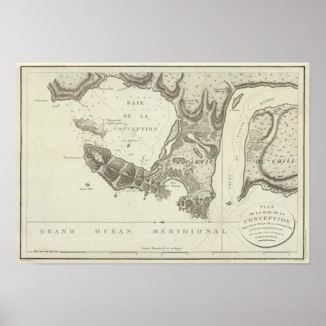 Conception Bay, Chile Poster (Front)