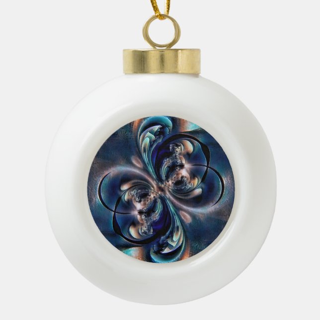 Conception  ceramic ball christmas ornament (Front)