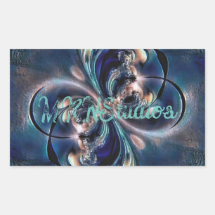 Conception  rectangular sticker