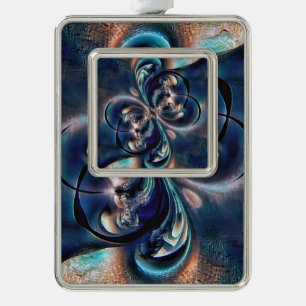 Conception  silver plated framed ornament