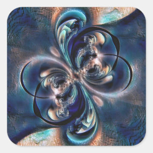 Conception square sticker