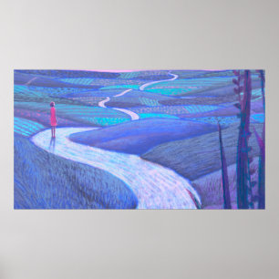 Conceptual art, surreal artwork, hope life dream w poster