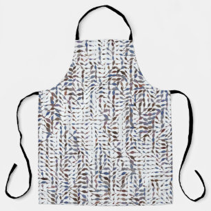 Conceptual background leaves drawing pattern. Styl Apron