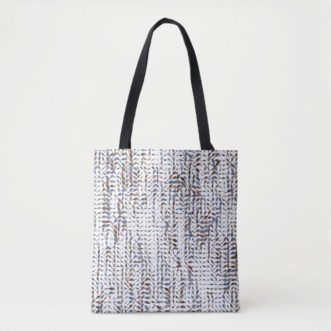 Conceptual background leaves drawing pattern. Styl Tote Bag (Front)