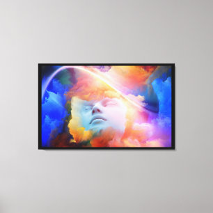 Conceptual Dreams Of Colour Canvas Wall Art