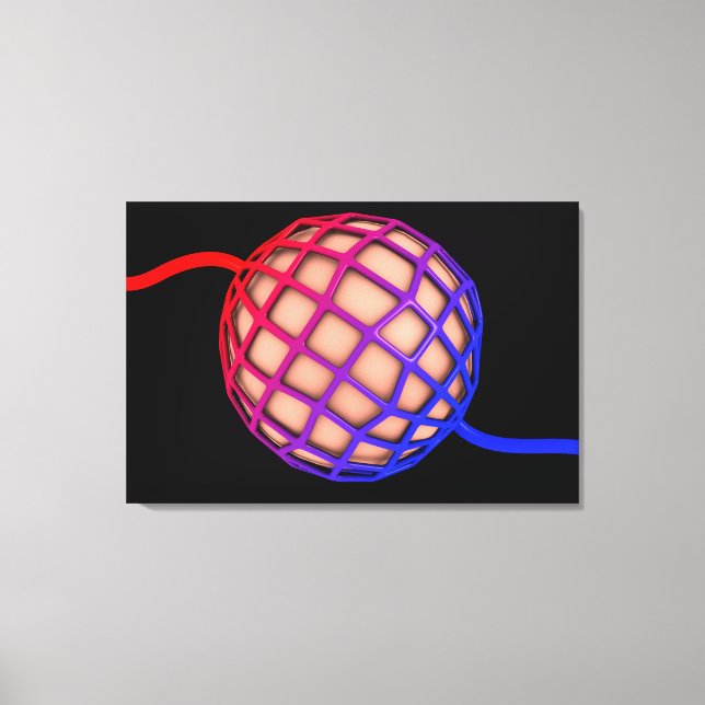 Conceptual Image Of Alveolus Canvas Print (Front)