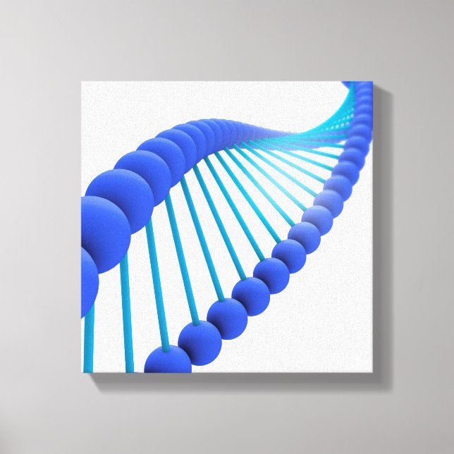 Conceptual Image Of DNA 5 Canvas Print (Front)