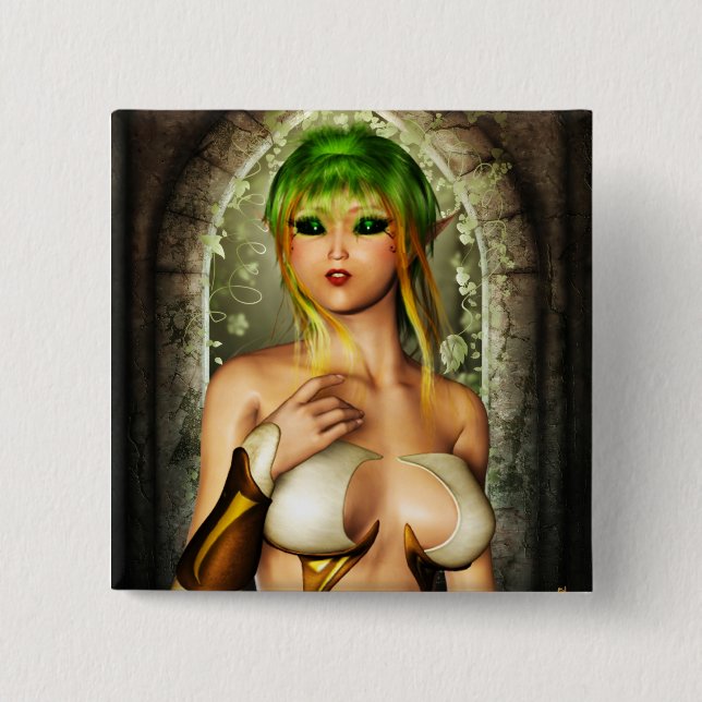 Concern 15 Cm Square Badge (Front)