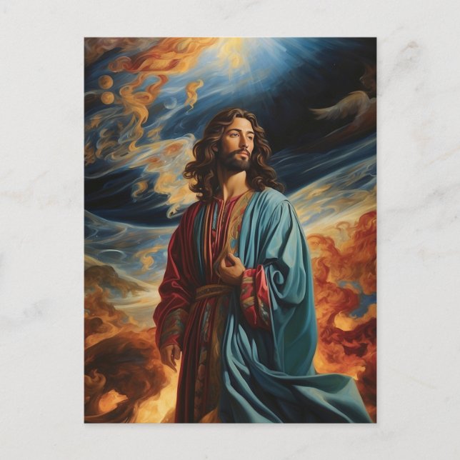 *~* Concern Jesus Planet  Earth AP50 Cosmos Postcard (Front)